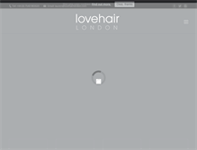 Tablet Screenshot of lovehairlondon.com